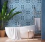 Bathroom Wallpaper Mandala Style