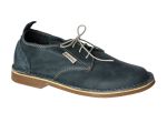 Men's Leather Vellies - Denim