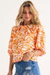 Nita Pintuck Trim Detail Top - XXL