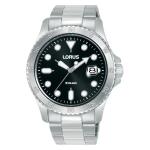 LORUS Sports Men& 39 S Quartz Watch Black Sunray Dial