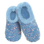 Snoozies Ladies Blue Bling - Blue - S Women