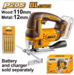Ingco 20V Jigsaw 110MM Tool Only CJSLI1008