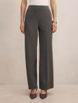 Marissa Marle Wide Leg Pants - 16 Dark Grey Marle