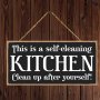 Wood Art Painting Board Kitchen Decor For Restaurant This Is A Self Cleaning Kitchen Wall Art Decorative Wooden Sign Decoration