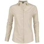 Ladies Long Sleeve Lisbon Shirt Stone