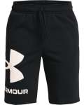 Boys' Ua Rival Fleece Big Logo Shorts - Black Ymd
