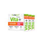 Vita+ Immunity Vitamin C D3 & Zinc Strawberry Effervescent 3 Pack X 10'S