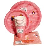 Happy Diwali Pink Paperplate Set 40PC