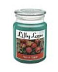 Sweet Apple Scented Candle Large Lidded Mason Glass Jar