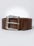 Logo Dk Brown Leather Belt - 110 Brown