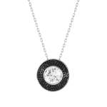 Aurea Necklace In Sterling Silver Cubic Zirconia