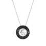 Aurea Necklace In Sterling Silver Cubic Zirconia