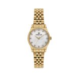 Womens Gold Stainless Steel Watch