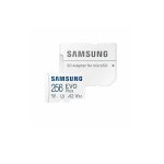 EVO Samsung Plus 256GB Microsd + Sd Adapter Preowned