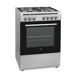 Alva 60CM Freestanding Gas electric Cooker - GECA410