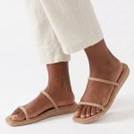 Crocs Miami 2 Strap Sandals - Milk Chocolate - 9