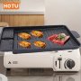 1PC Versatile Non-stick Smokeless Grill Pan - Stone Coating For Even Heat Ideal For Indoor & Outdoor Party Use