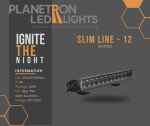 Planetron Slimline 12 Light Bar For