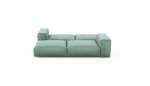 Double Lounger - Velvet - Mint - 241CM X 210CM