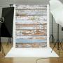 Photo Studio Prop Wood Grain Background Cloth SIZE:1.5M X 2.1M 151