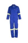 - 2 Piece Royal Blue Conti Suit With Reflective Strips - Chest Size: 54 Pants Size: 50