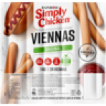Simply Chicken Original Smoked Viennas With Chicken Breast Meat 1KG