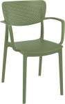 Loft Polypropylene Armchair - Black