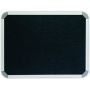 Parrot Notice Board Info Board Aluminium Frame 1200 X 1000MM Black