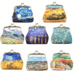 Women's Landscape Print Coin Purse MINI Cute Storage Bag Key Bag With Kiss-lock