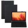 A500S Detachable Bluetooth Backlight Keyboard Ultrathin Horizontal Flip Leather Case With Holder For Samsung Galaxy Tab A7 10.4 2020 T500 / T505 Bla