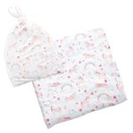 Unicorn Bamboo Blanket & Beanie Set By