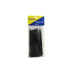 - Cable Ties - Black - 150MM X 3.6MM - 50 PKT - 10 Pack