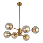 Bright Starts Amber Glass Chandelier