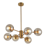 Bright Starts Amber Glass Chandelier