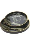 Glass Trays - Medium Zebra