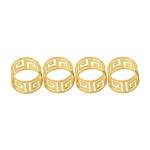 Napkin Rings X4 Assorted