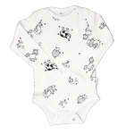 Babes & Kids Little Acorn - Long Sleeve Farm Animals Onsie Bodysuit