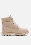 Timberland Premium 6 Inch Lace Up Waterproof Boot - Light Beige Nubuck