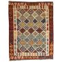 Gorgeous Multi Color Handmade Afghan Kilim Chobi Area Rug - 195 X 156 Cm
