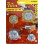 Tork Craft Wire Brush Set 5PC With 6MM Shaft Cup circ end