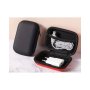 Eva Hard Shell Travel Storage Case For Data Cables USB Chargers And Headphones - Uncharged Portable Organizer For Electronics Accessories.