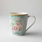 - Green Floral Mug