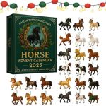 Horse Advent Calendar 2025 24 Days Of Horse Advent Calendar Funny Christmas Advent Calendars With 24 Hanging Horse Ornaments For