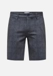 Only & Sons Onsmark Check Shorts - Dress Blue