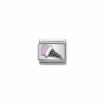 Classic Silver Pink Ice Cream Link
