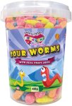 Sour Worms Sour Sweets