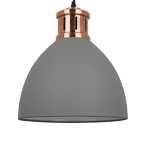Raya Metal Pendant Light Grey Medium Large - Large