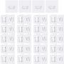 Double Sided Self Adhesive Hooks For Bathroom Kitchen Office Hanging