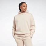 Reebok Women's Lux Hoodie - Soft Ecru - Large