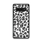 Custom Printed Tpu Cases - Samsung Galaxy S10 Plus & 39 Black And White Leopard& 39 By